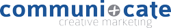 communi+cate Logo
