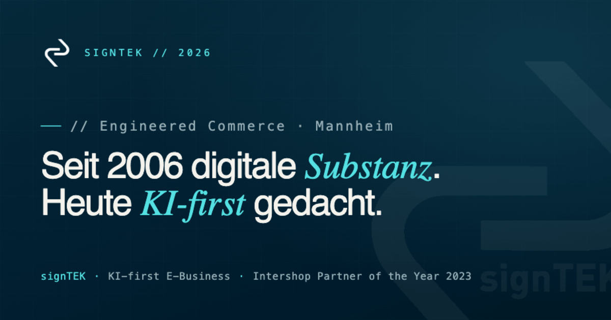 signTEK GmbH & Co. KG – Agentur in Mannheim